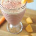Carrot Cantaloupe Power Boost Smoothie -Get a boost of power to get you through the work day with red beet powder. - lilsweetspiceadvice.com