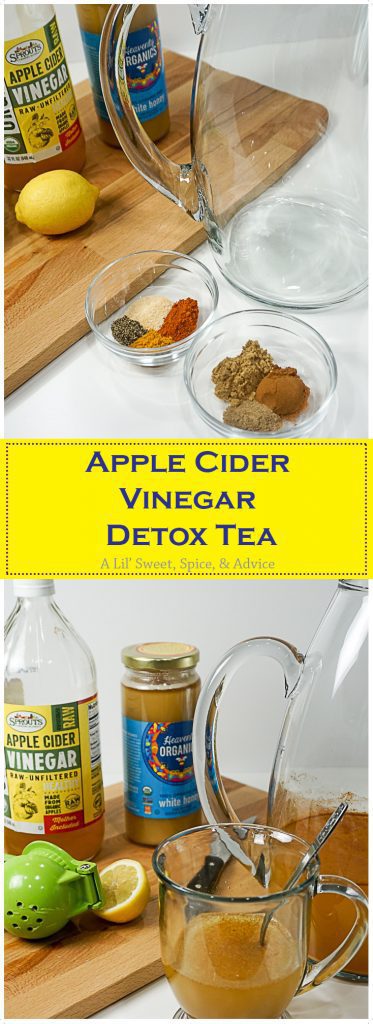 Apple Cider Vinegar Detox Tea -- This is the type of detox cleanse that you should be drinking EVERYDAY! -- lilsweetspiceadvice.com