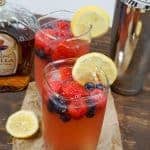 Crown Royal Vanilla Mixed Berry Lemonade -- "Grown folk" lemonade has never tasted so good! --lilsweetspiceadvice.com