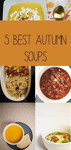 Recipe Round-Up: 5 Best Autumn Soups -- It's getting a little chilly outside so that calls for a round-up of the perfect fall soups. From pumpkin soup to chili these recipes will bring you some comfort this season. -- lilsweetspiceadvice.com